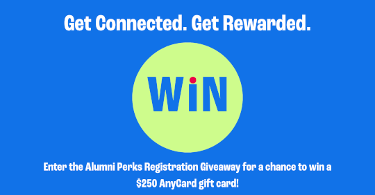 Alumni Perks Registration Giveaway